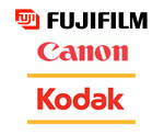 Canon, Kodak, Fujifilm:  ,  