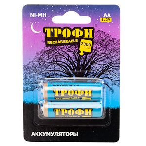 Трофи HR6-2BL 2300mAh (20/240/14400)