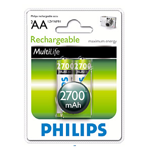 Philips HR6-2BL 2700 mAh [R6B2A270/10] (2/24/6720)