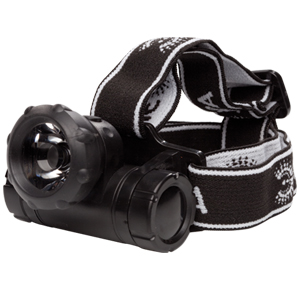 G1W Фонарь ЭРА Налобный, 1W LED, коллиматор, 3хААА, блистер (25/100/600)