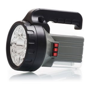 FA55M Фонарь ЭРА Акку 6V2.5Ah, 9xLED, галоген 10W, люмлампа 7W, адаптеры 220V+12V, картон (12/288)