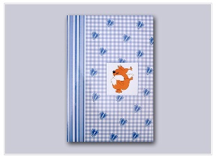 Универсальный детский альбом (голубой) 300 фото Al-031