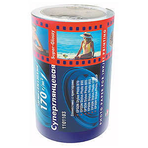 1101103 Lomond бумага в роликах 170 г/м2 100ммХ8мх50,8мм Super-Glossy -суперглянец (40)