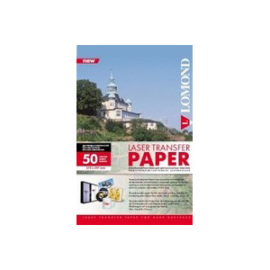 0807435 Lomond ЛАЗЕРНЫЙ термотрансфер универсальный, для твёрдых поверхностей А4 (50л) (25/1375)