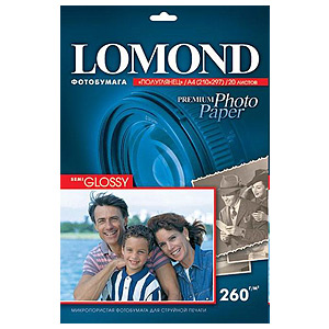 1101306 Lomond бумага односторонняя А4 20л. 185г/м2 Non-PE Coated Bright (полуглянц) (39)