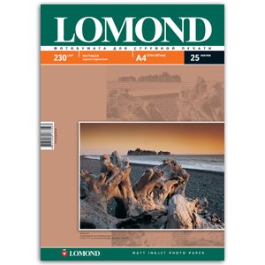 0102050 Lomond Бумага IJ А4 (мат) 230г/м2 (25 л) (28)