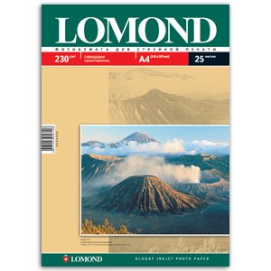 0102049 Lomond Бумага IJ А4 (глянц) 230г/м2 (25 л) (26)