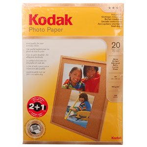 3942315 Kodak Бумага Jetsteam Photo Paper gloss A4 20 *3 (60) sheets 165 g/m2 (2+1) (3)