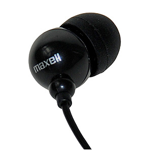 303459 Maxell Plugs Black (1/8),вкладыши канальные (8/3696)