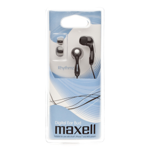 303455 Maxell Rhythmz Black (1/8),вкладыши канальные (8/1728)