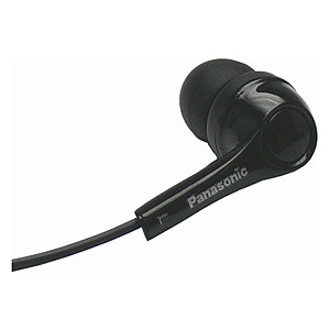 Panasonic RP-HJE 130 E-K вкладыши канальные, черные (10)