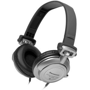 Panasonic RP-DJ 300 E-S, полноразмерные, серебро (5)