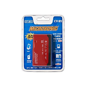 Microsonic Reader 57-in-1 CR82 (черно-красный)