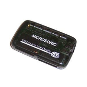 Microsonic Reader 57-in-1 CR03HC (черный) (SDHC,CF,MD,SM,MMC,SD,MS,xD до 16Гб)