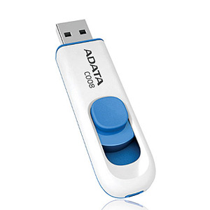 Флэш-диск A-Data 32 Gb С008 BlueWhite (10)