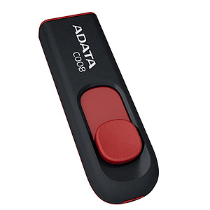 Флэш-диск A-Data 32 Gb С008 BlackRed (10)