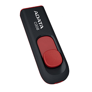 Флэш-диск A-Data 04 Gb С008 BlackRed (10)