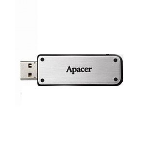 Флэш-диск Apacer 08 Gb AH328 Silver (10)