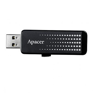 Флэш-диск Apacer 02 Gb AH323 Black (10)