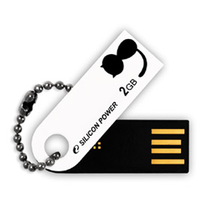 Флэш-диск Silicon Power 04 Gb Touch 820 White (10)