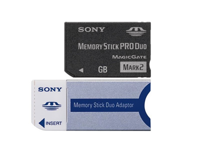 Sony Memory Stick DUO Pro 08 Gb Mark2 HX + Adaptor (0/10/0)