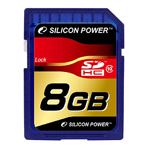 Silicon Power Secure Digital 08 Gb Class 10 [SDHC]