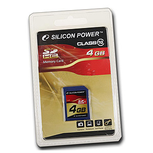 Silicon Power Secure Digital 04 Gb Class 10 [SDHC]