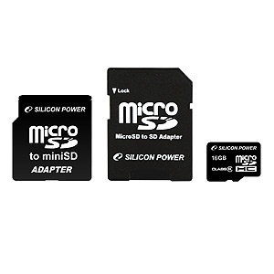 Silicon Power Micro Secure Digital 16 Gb SDHC Class 2 + 2adapt