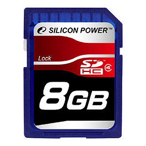 Silicon Power Secure Digital 08 Gb Class 4 [SDHC]