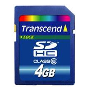 Transcend Secure Digital 04 Gb Class 6 +RDS5W c/r [SDHC]