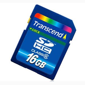 Transcend Secure Digital 16 Gb Class 6 [SDHC]