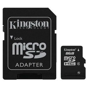Kingston Micro Secure Digital 08 Gb Class 4 + adapter