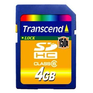 Transcend Secure Digital 04 Gb Class 6 [SDHC] (0/0/0)