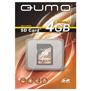 QUMO Secure Digital 04 Gb Class6 [HC]