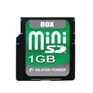 Silicon Power Mini Secure Digital 01 Gb 80X + adapter