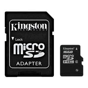 Kingston Micro Secure Digital 16 Gb Class2 + adapter