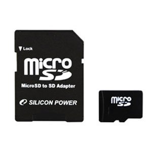Silicon Power Micro Secure Digital 01 Gb + Adapt.