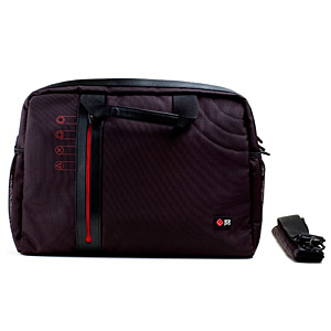 EP-030906 Era Pro Сумка для ноутбука 37х26х9 см., чер/кр (8/72)