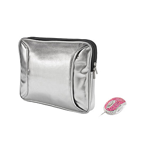 17309 Trust Bling Bling 10 Netbook Sleeve &amp; Mouse Bundle (20/240)