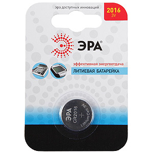 ЭРА CR2016-1BL (40/320/35200)