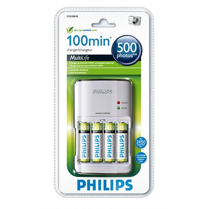 Philips MultiLife SCB5380 + 4х2450 mAh (4/448)
