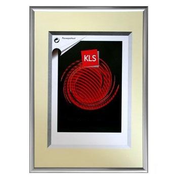 15x21 Ф/рамка KLS, пластик, серебро (6725.1)