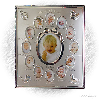 Ф/рамка SW8816 P (1-10х15,12-5х6,5) (13 фото в 1)  розовая (6/24/288)