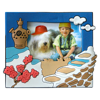 с магнитом 004 5*6 кувшин на заборе