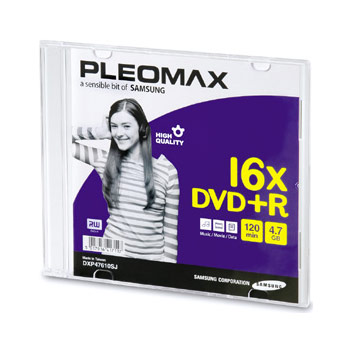 DVD + R 4.7 Gb, 16x, Pleomax Slim
