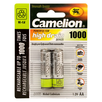 AA- 1000mAh Ni-Cd BL-2  (2/24/480)