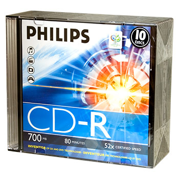 CD-R 80 52x Slim