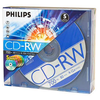  CD-RW 80 4x-12х Slim (5)