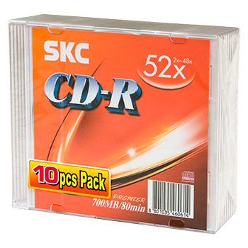 CD-R 80 52x Super Slim (10/240)