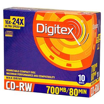 CD-RW 80 16x-24x Slim (10/200)